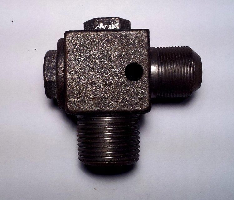 SPÄTNÝ VENTIL PRE KOMPRESOR 1/2 x 3/8 x 1/8 PALCOVÝ MOSADZ